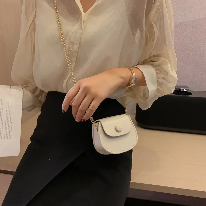 Mini Fashion Shoulder Bags for Kids Coffee Black Yellow Childrens Small Cross Body Bags Earphone Lipstick Storage Bags 250210