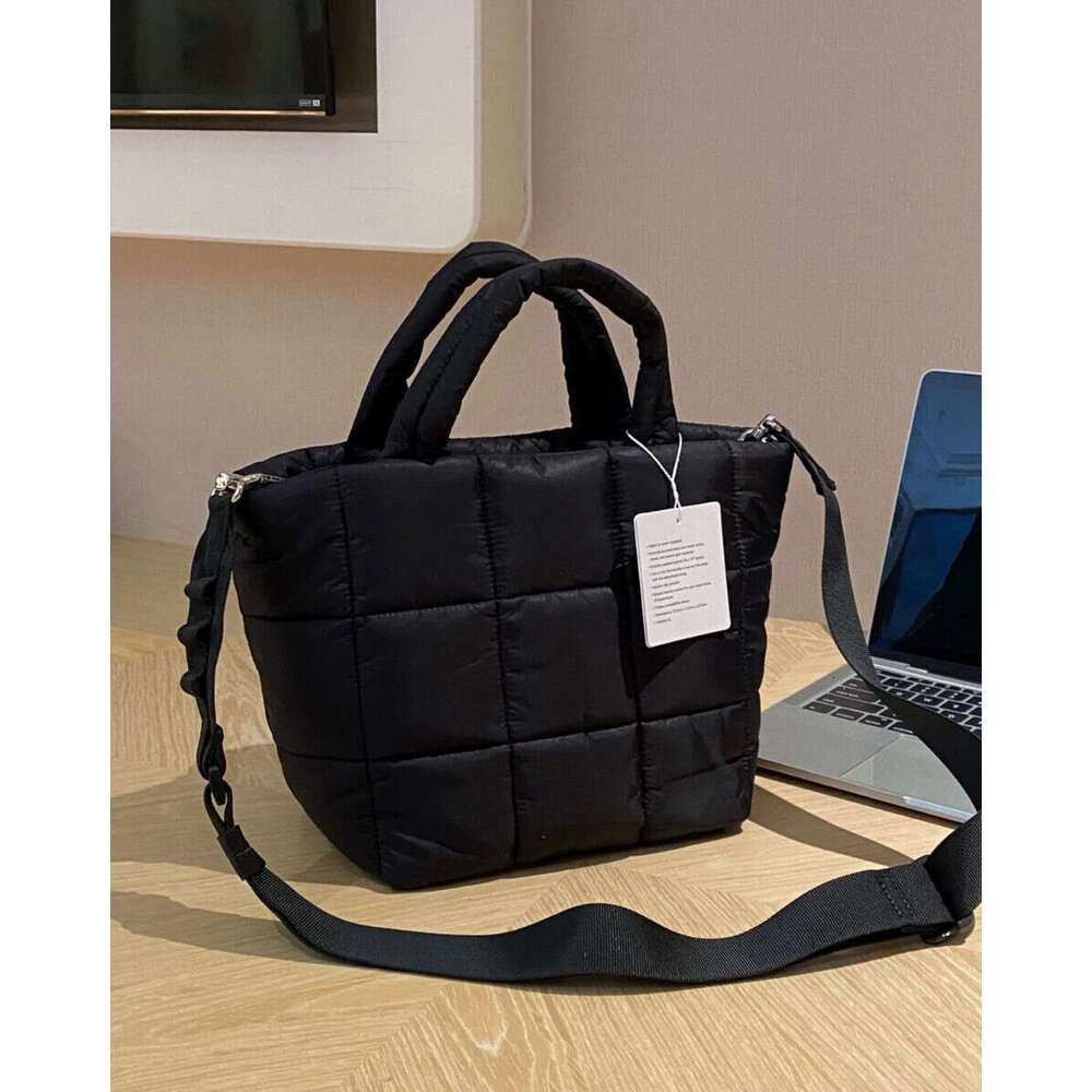 Autumn/Winter Quilted Grid Women's Handbag Soft Bag Single Cross Shoulder Bags