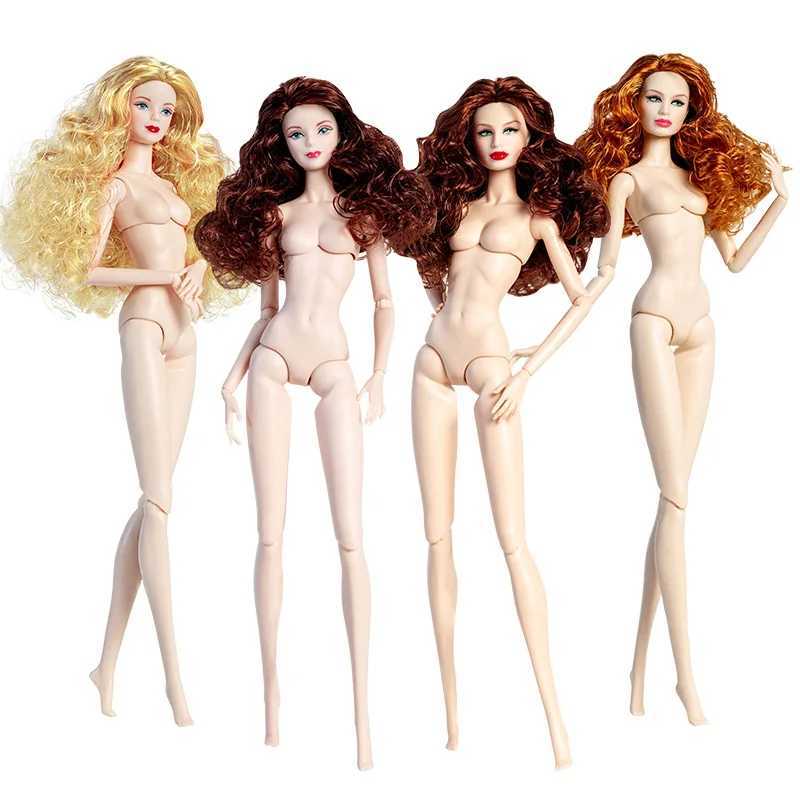 New Fashion Supermodel 32cm BJD Doll Body Blond Black Hair White Skin Kids Play House DIY Dress Up Toys Birthday Party Gifts X250210