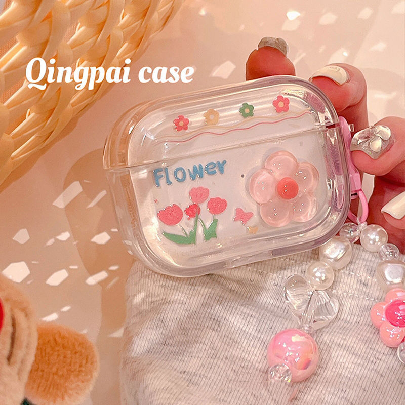 Flower Suitable 3 Protective Case Earphone Cover Pro Apple Earphone Cover