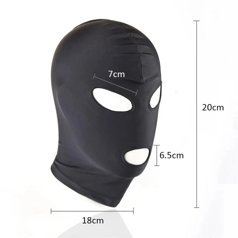 Fetish Harness Head Hood BDSM Slave Game Bondage Restraint Face Mask Erotic Sex Toys Role Play For Couples SM Mask Adults Games 250210