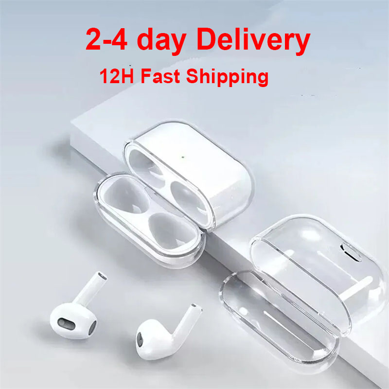 Fast delivery Pro 2 2nd Generation air 4 3 pros Headphone Accessories Solid Silicone Protective Earphone pods max Wireless Charging Shockproof Case Co