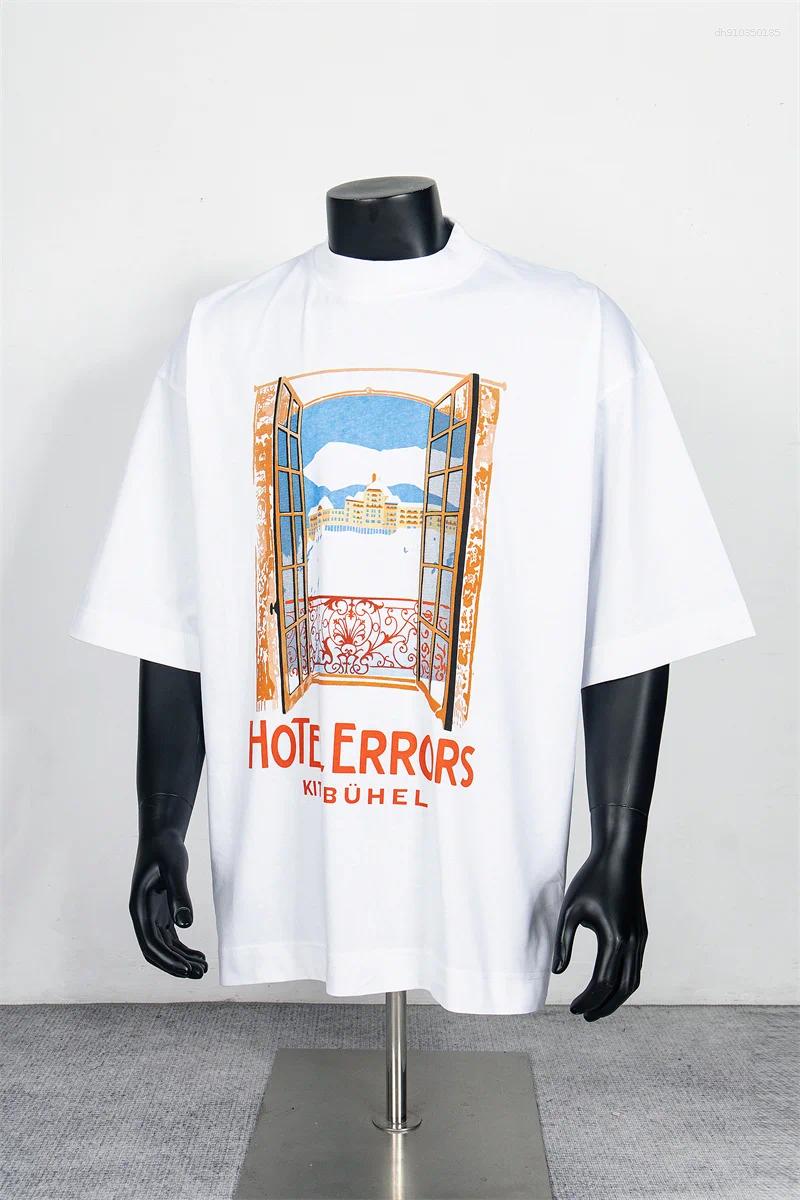 Men's T Shirts White House Of Errors T-Shirt Men Women 1:1 Quality Oversize Streetwear Casual Tee Tops