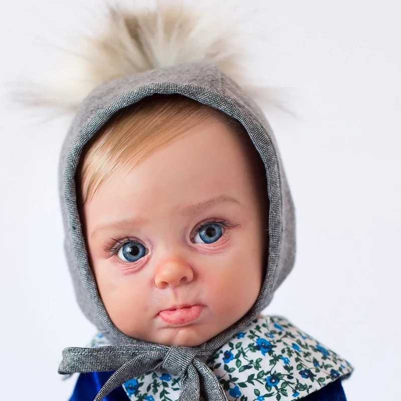 24inch Unfined Unpainted Kit Adelaide Doll Parts Toddler Size Reborn Doll Kit Fresh Color with Coth Body X250210