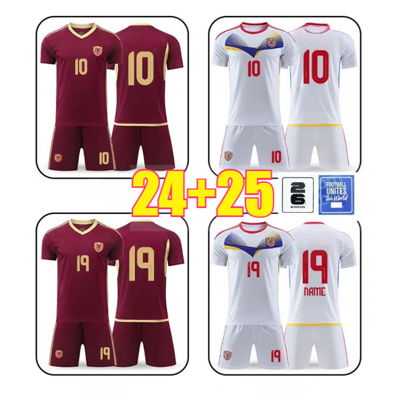 2023 2024 2025 Venezuela Soccer Jerseys national team SOTEDO SOSA RINCON CORDOVA CASSERES BEO JA.MARTINEZ RONDON GONZAEZ 23 24 25 football men kids shirt a19
