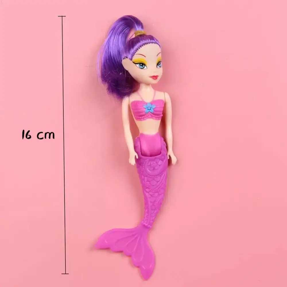 free shipping ics For Kids Birthday Present Birth Gift ic Girls Toy Mermaid Princess Fairy Doll Swimming Pool Toys