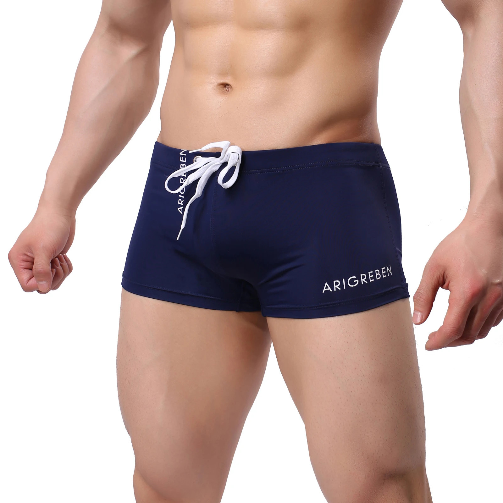 Mens Swim Swimwear Sexy Male Beachwear Swimming Trunks Swimsuit Shorts Boxer Surf Bathing Suit Sungas 250121