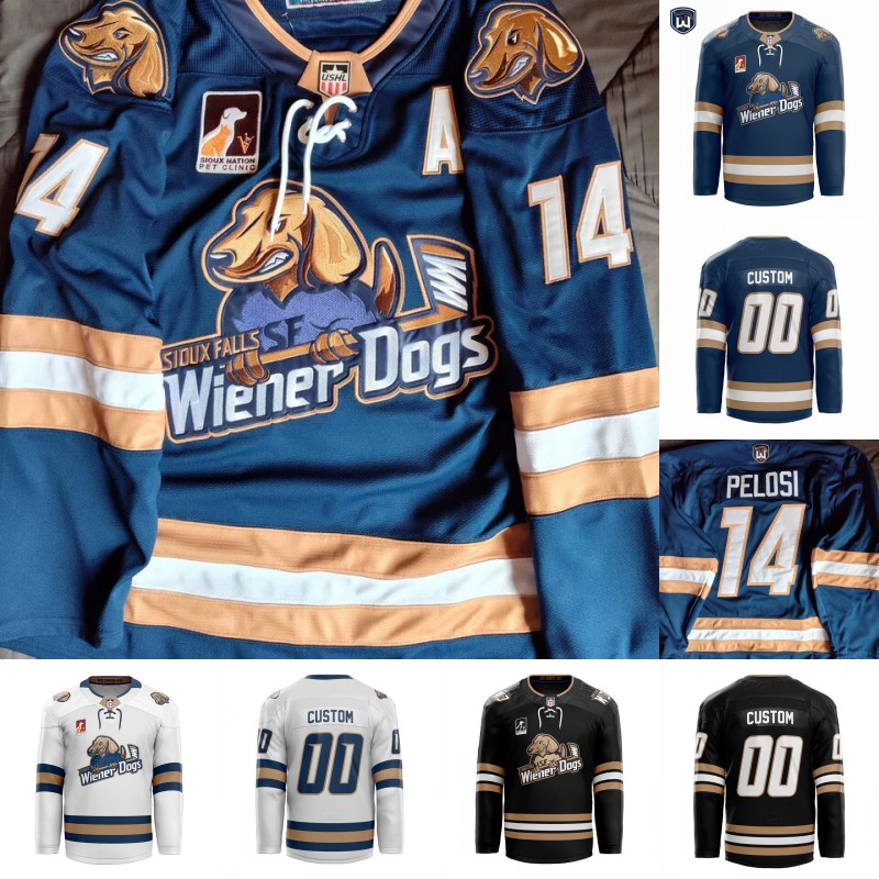 SF Fighting Wiener Dogs Personalized Custom Hockey Jersey