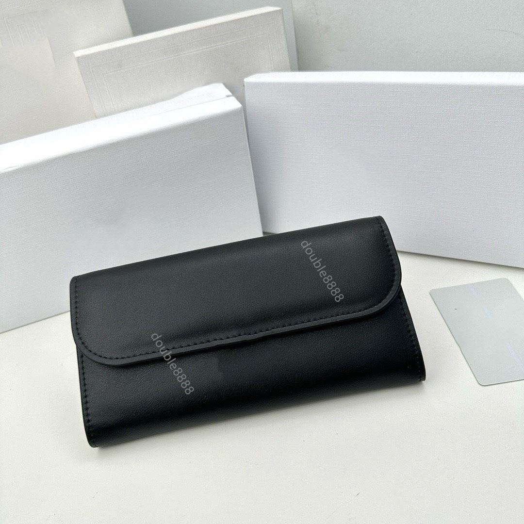 Designer Black Large Leather Wallets Card Holders Handbags For Man Women Pouch Holders Clutches Coins Purse Long Credit Clutch card holder credit card bag