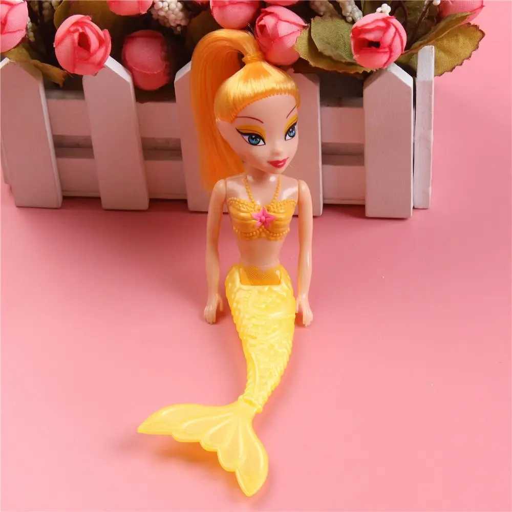 free shipping ics For Kids Birthday Present Birth Gift ic Girls Toy Mermaid Princess Fairy Doll Swimming Pool Toys
