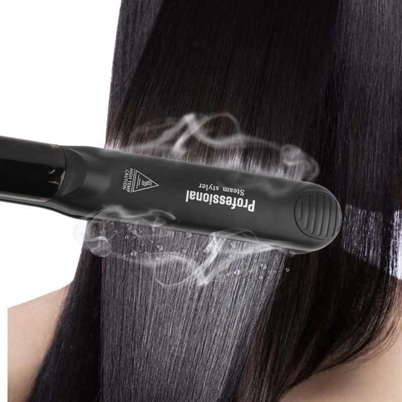 Piastra Di Vapore Per Capelli 2 In 1 A Vapore Professionale Salone Salone Ceram…