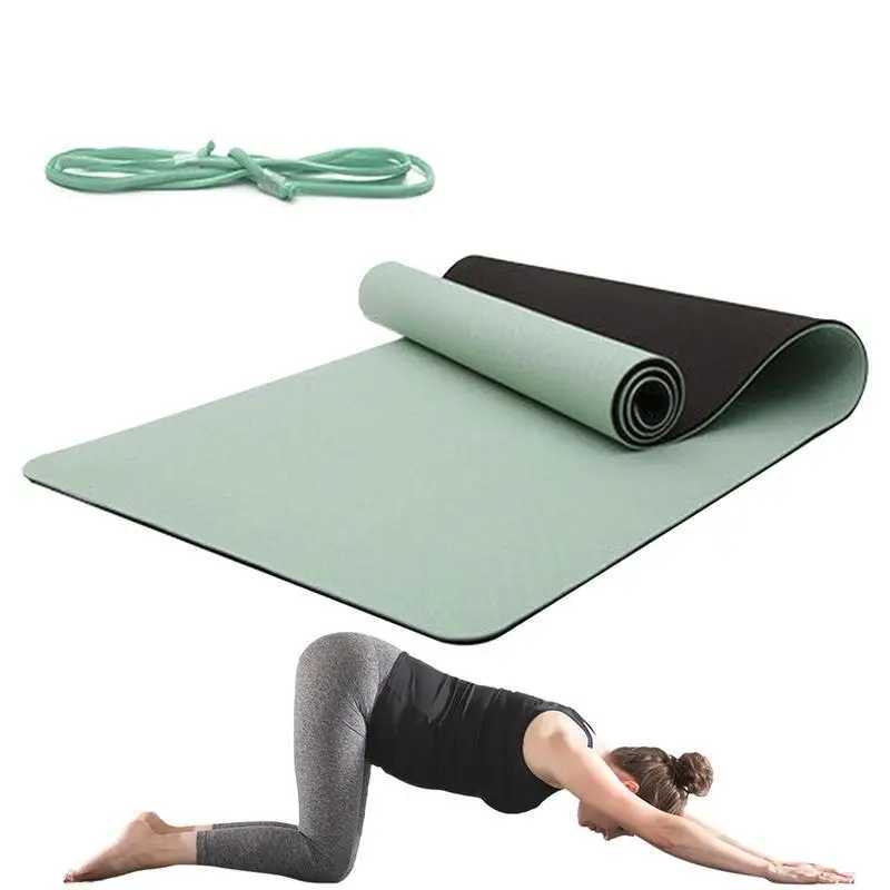 Yoga Mat Anti-skid Sports Fitn Mat 6MM-8MM Thick EVA Comfort Yoga Matt For Exercise Yoga And Pilates Gymnastics MatXJ250210