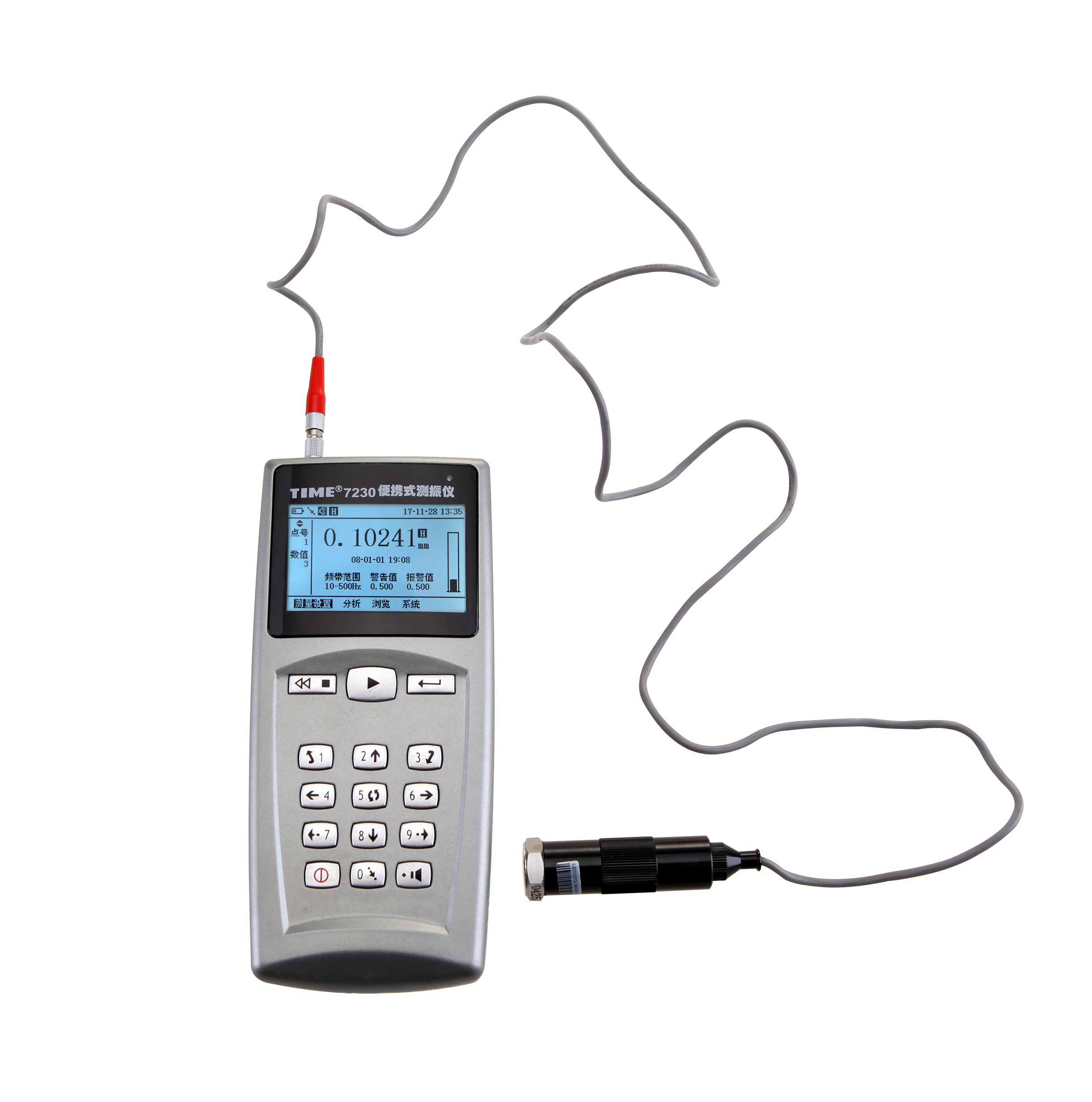 Advanced Technology Vibration Meter with Integrated Data Logging Feature