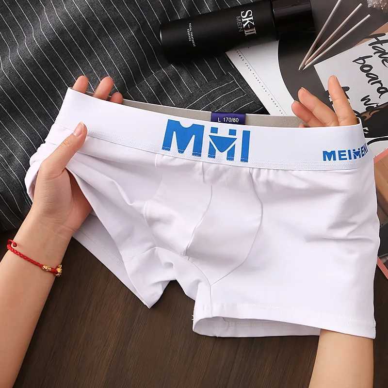 Fashion pure cotton underwear mens boxer mens underwear mens Cuecas mens boxing shorts M-3XL H008 W250210