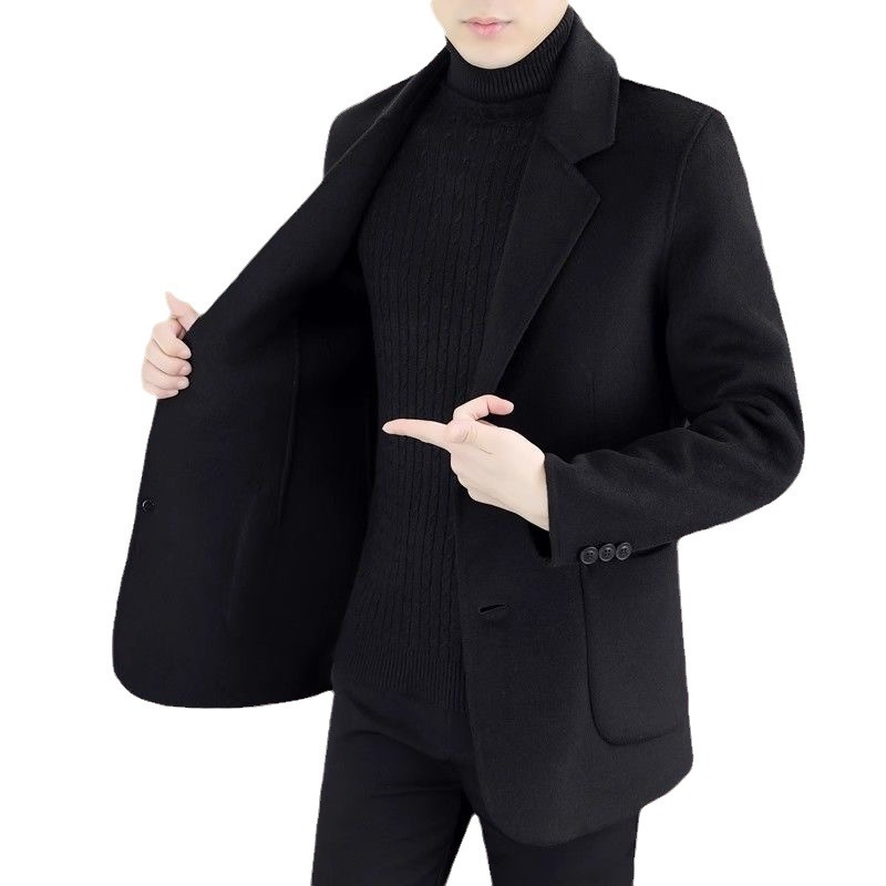 X208Elegant Men's Outerwear Collection - Versatile Fall-Winter Short Suit