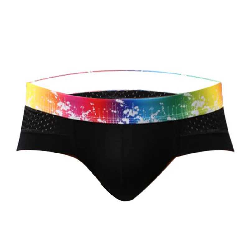 Mens Fashion Sexy Gay Classic Mens Briefs New Male Sleepwear Panties Low Waist Underpants Modal Underwears Briefs W250210