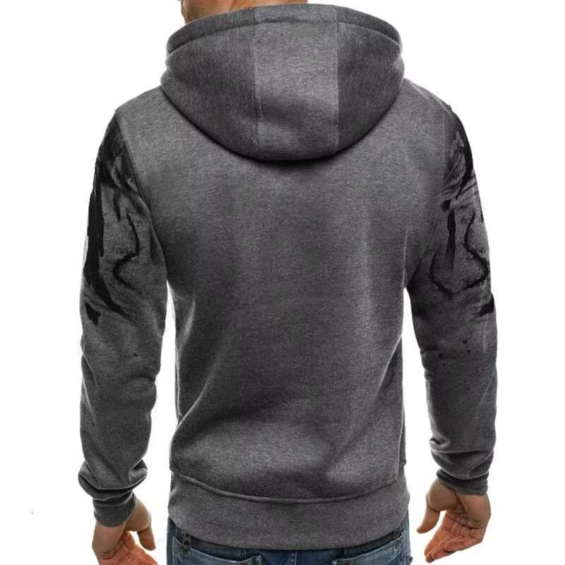 Men's Outerwear Fashion Faith Print Autumn Men's Casual Tracksuit Men Sweatshirts And Sweatpants Two Pieces Sets Sportswear Plus Size Custom