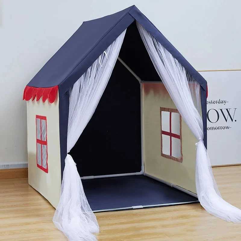 Portable Baby Play House Children Tent Teepee Tent Infant Kids Tent Pink Blue Kids Play House Indoor Outdoor Toy Princess House X2502105