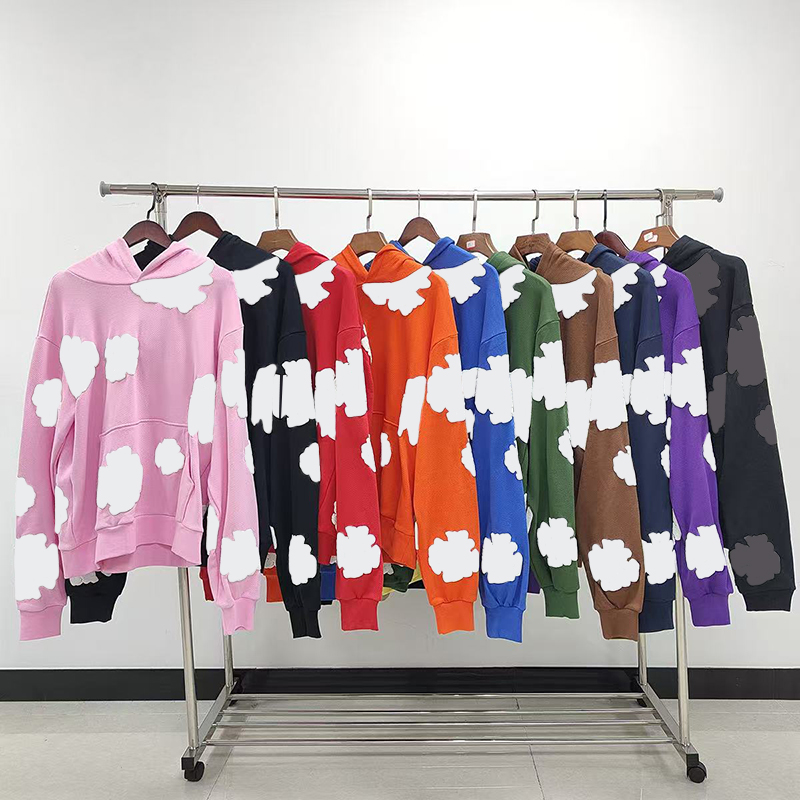 Stylish Designer Hoodie Sweatshirt for Men and Women Cotton Wreath Unisex Hoody Fashion Hip Hop Hooded Sweatshirts US S- XL