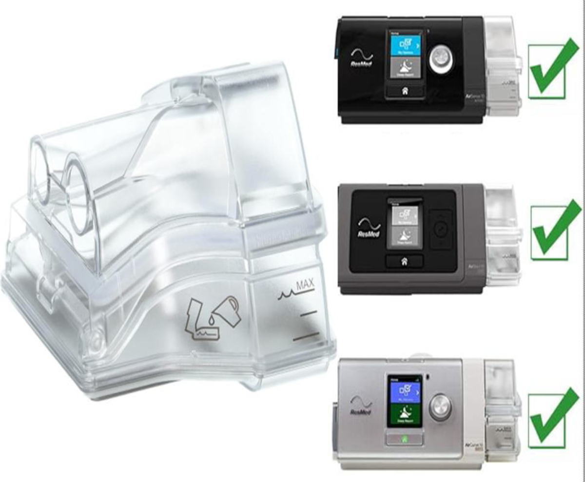 High-Quality Water Reservoir for CPAP Machines Compatible with AirSense 10 & AirCurve 10 Systems