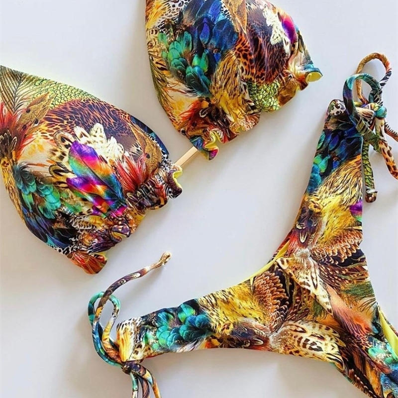 RUOTONGSEPT 2023 womens beachwear sexy bikini set sports swimsuit push up apron Exquisite bathroom 250208Z