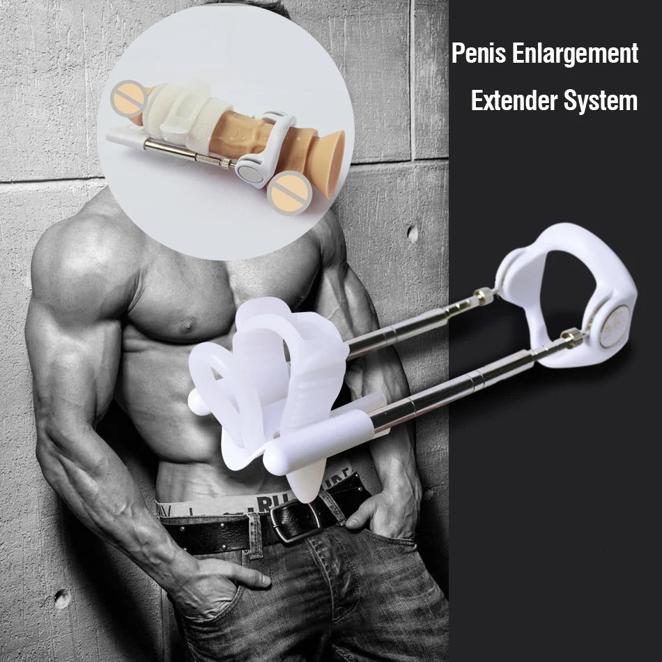 Men Penis Enlargement Extender Device For Cock Exercises Pump Edge Stretcher Dick Increase Length Enlarger Sex Toy Man 250210