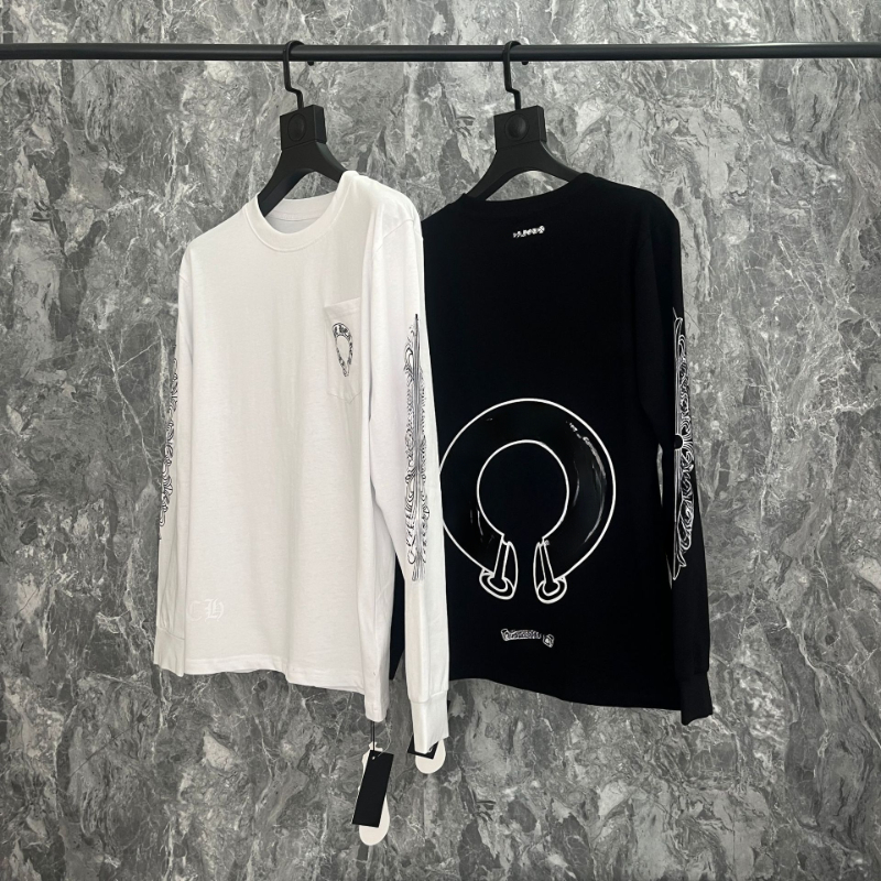 Brand Sweatshirts Classic Sanskrit Printing Sweatshirt Long Sleeve T-shirt for Men and Women