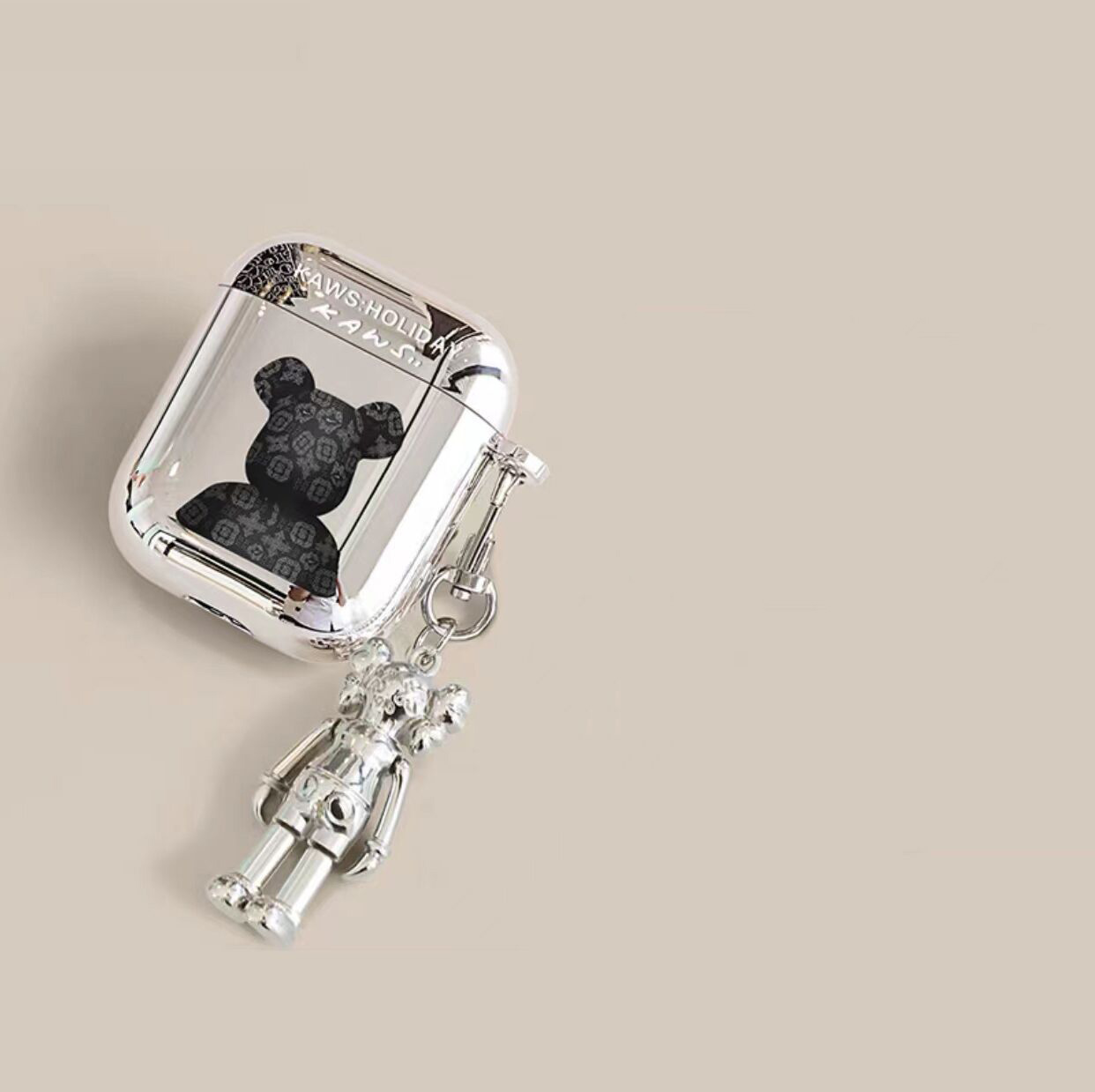 Electroplating Pro Bluetooth earphone protective case, protective cover, chain cartoon soft shell