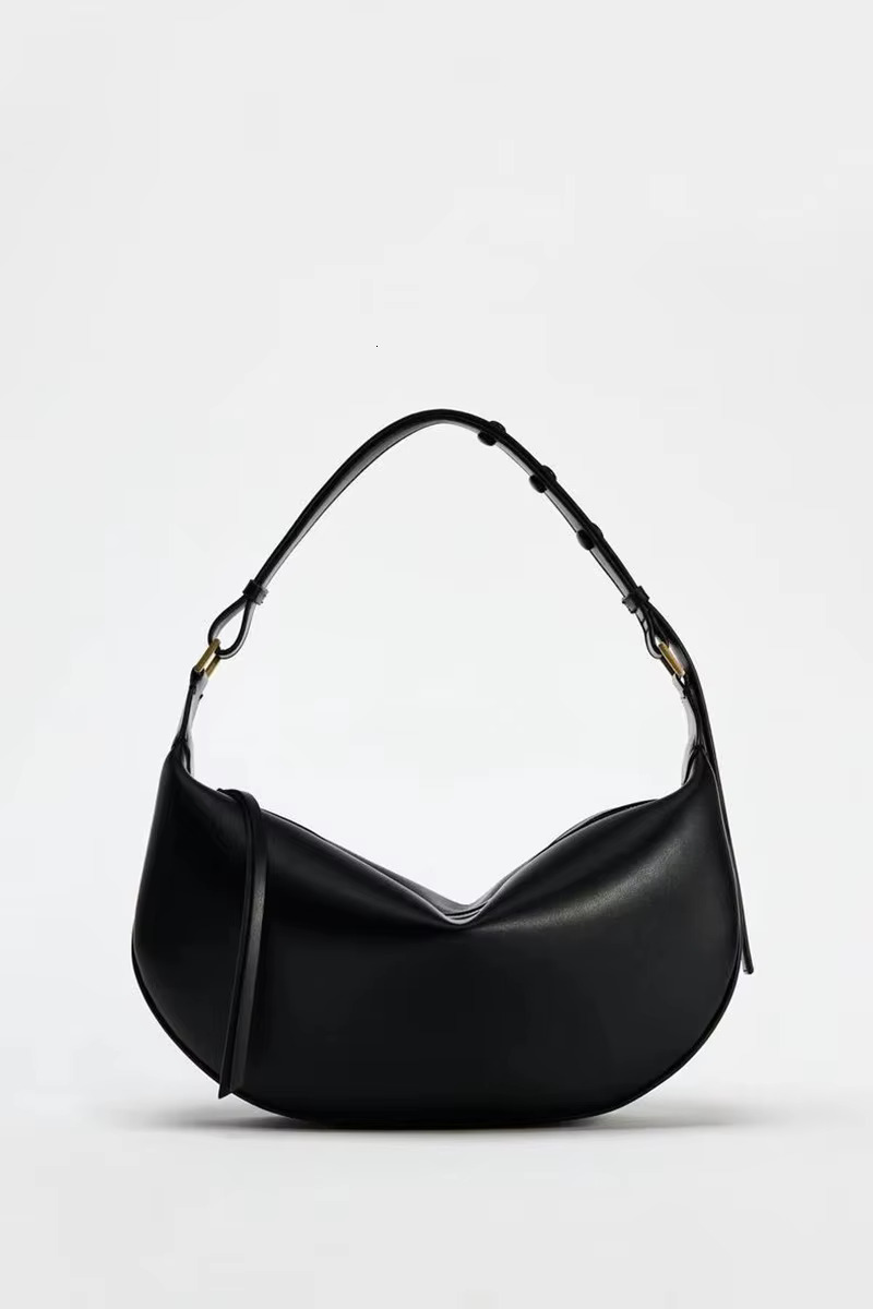 New Crescent Armpit Bag For Women Large Capacity Shoulder PU Leather Crossbody Bags Trendy Purs Dumpg