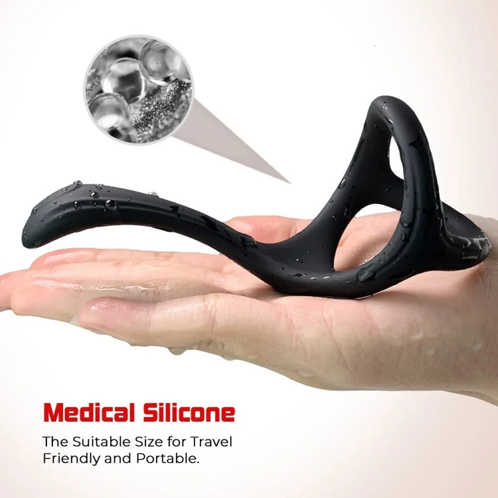 Penis Ring Silicone Semen Lock Ring Delay Ejaculation High Elasticity Time Lasting Cock Rings Adults Sex Toys For Men Couples 250227