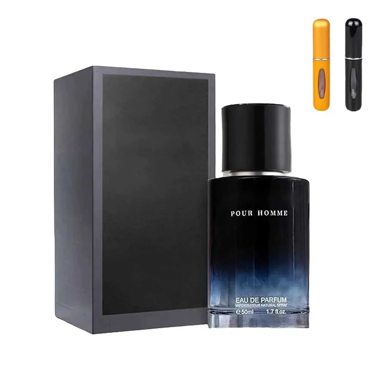 50ml Cupid Cologne Men Perfume Unique Smell Fragrance With 5ml Portable Mini Spray Bottle Spray Bottles Set free shipping