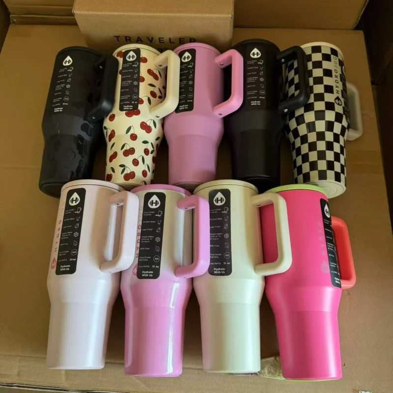 HydroJug New 40oz High Quality Fashion Large Capacity Sealed Straw Car Cup Stainless Steel Vacuum Insulated Tr 32oz