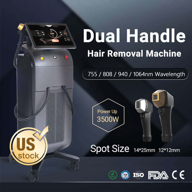 Big Power Ice professional laser diode beauty equipment 755 1064 808 diode laser hair removal machine FDA CE