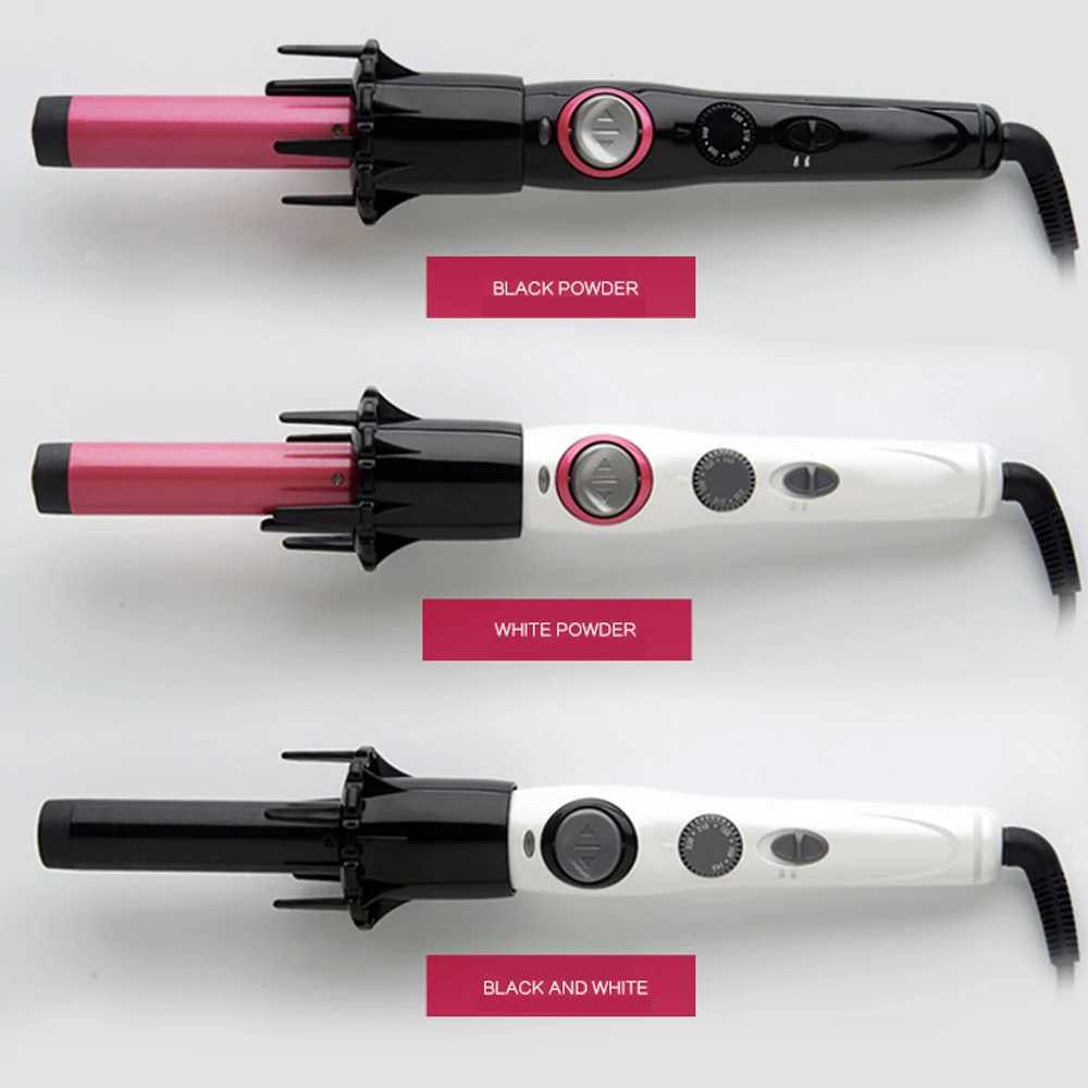 Kiss Automatic Hair Curler Ceramic Rotating Curling Iron Wand Instawave Hair Curlers Rollers Ionic Hair Crimper Styling ToolsXJ250210