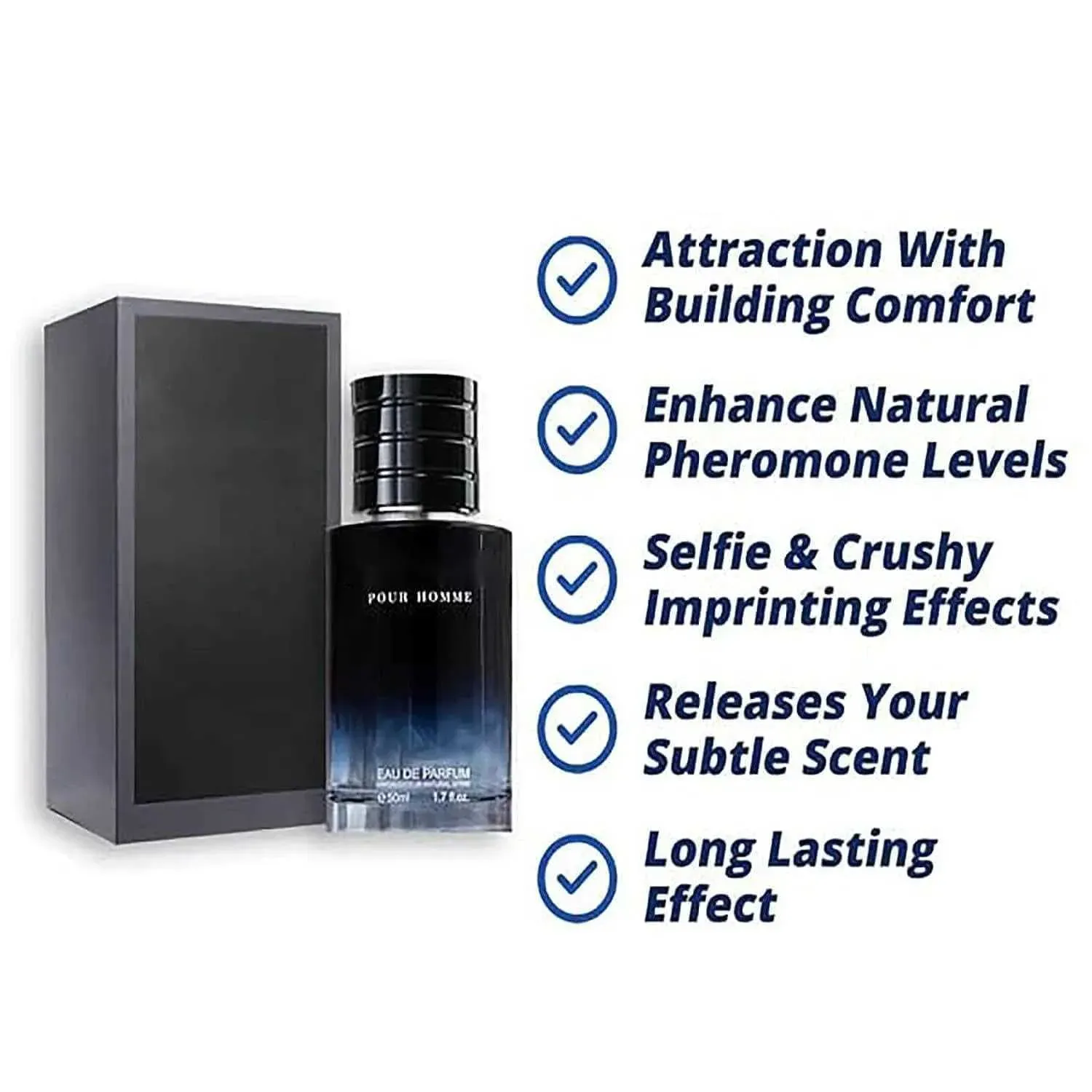 50ml Cupid Cologne Men Perfume Unique Smell Fragrance With 5ml Portable Mini Spray Bottle Spray Bottles Set free shipping