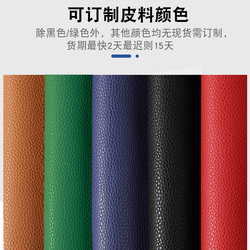 Leather strap KDY double tailed lychee pattern 20/22/23/25mm cowhide wristband suitable for tanks