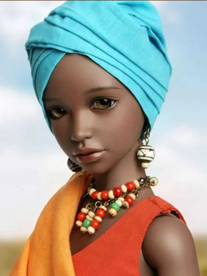Special Edition New BJD doll 1/4 African girl benny 45cm Girl Black birthday presentation High Quality Toy gift toy Makeup X250210