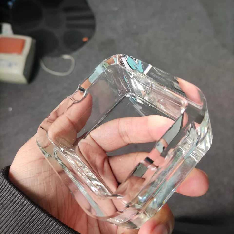 Cpact and Simple Ashtray for Cigarettes in Hotel Ro and Living Ro Crystal ashtray Y250210