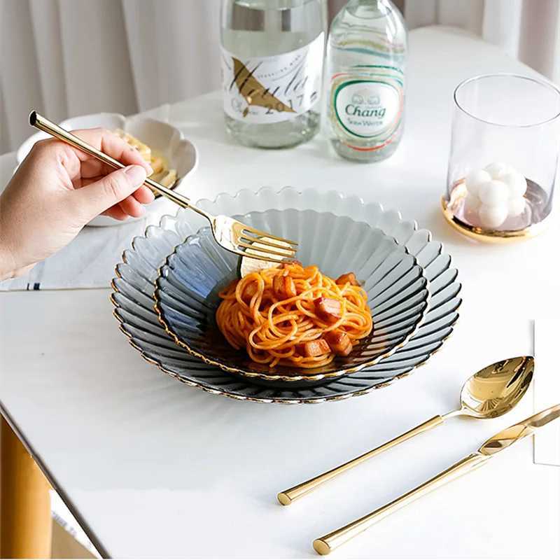 Shiny Gold 18/10 Stainless Steel Flatware Set 304 Dinner Knife Fork Cutlery Set Service For 1 Drop Shipping X250210