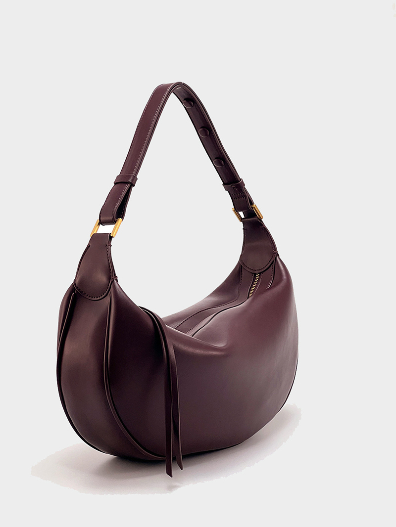 New Crescent Armpit Bag For Women Large Capacity Shoulder PU Leather Crossbody Bags Trendy Purs Dumpg