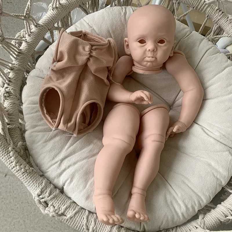 24inch Unfined Unpainted Kit Adelaide Doll Parts Toddler Size Reborn Doll Kit Fresh Color with Coth Body X250210