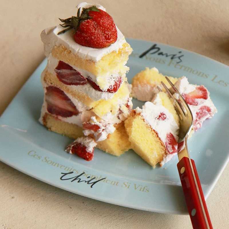 4 pieces/set of tableware 304 stainless steel multi-color table keys knives forks teaspoons kitchen utensils modern decoration X250210