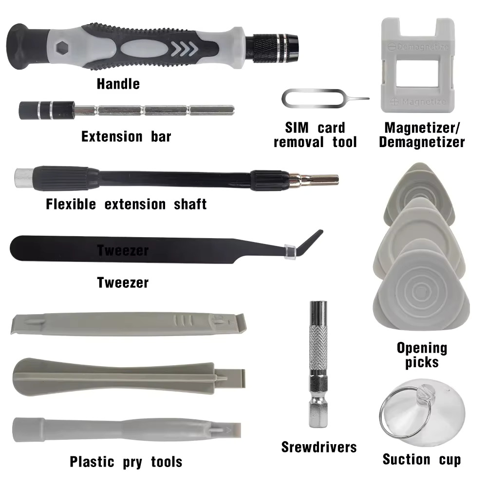 Update Ultimate 115-In-1 Precision Screwdriver Set Electronics PC Laptop Phone Book Repair Professional Tools Kit For Every Task