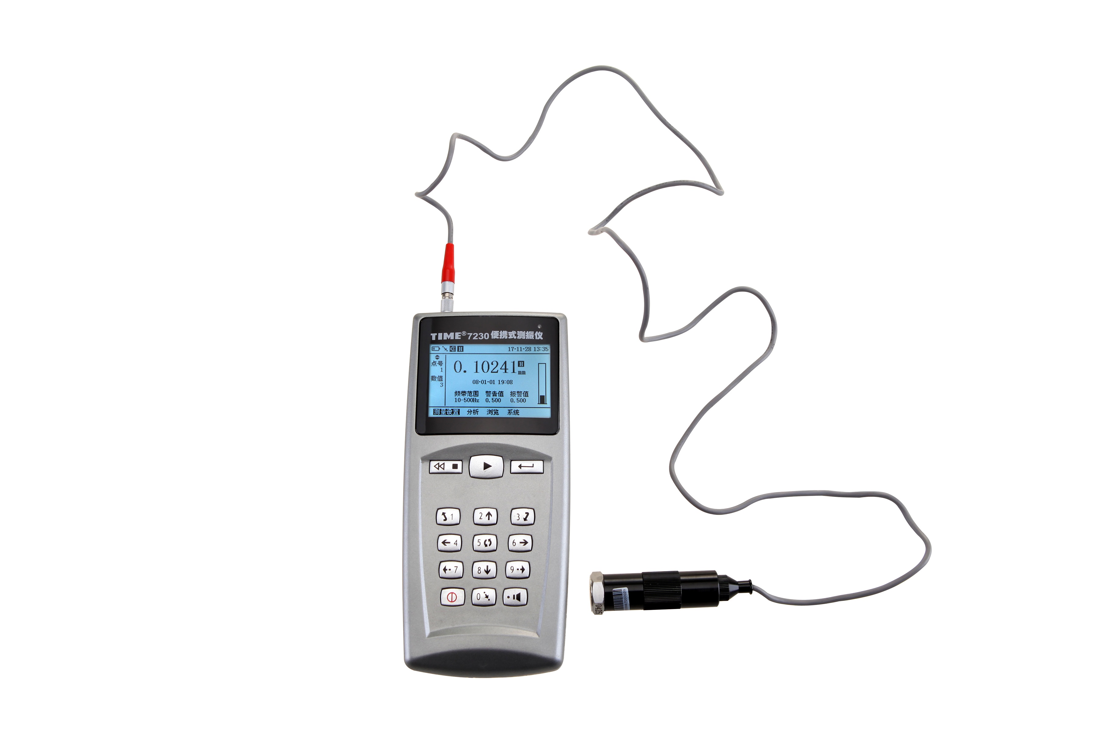 Advanced Technology Vibration Meter with Integrated Data Logging Feature