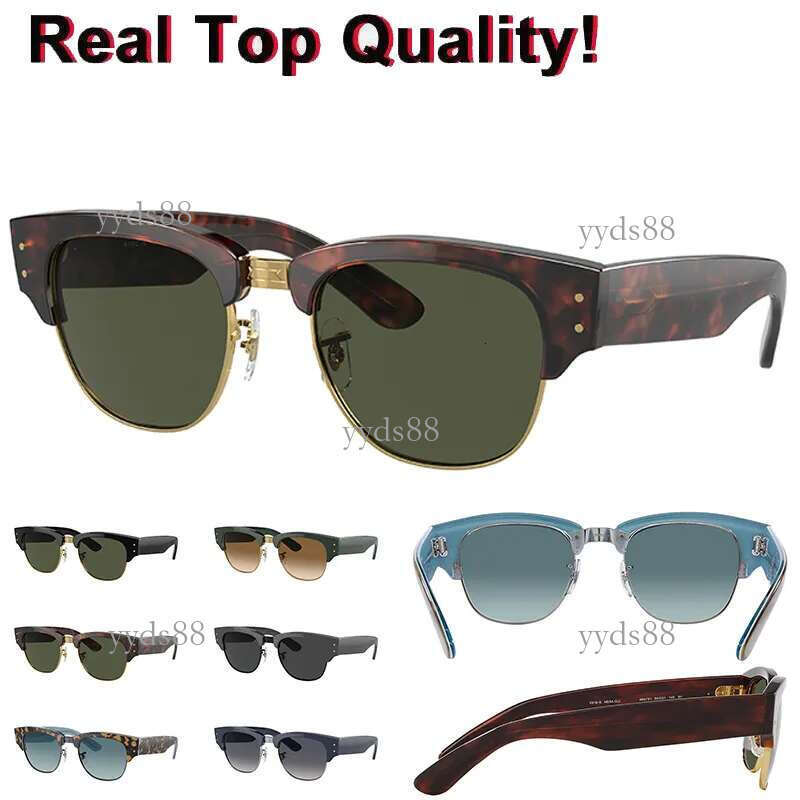 Luxury Eyeglasses Mega 0316S New Style Polarized Sunglasses Men Women Fashion Sun Glasses Real Glass Lenses with Accessories