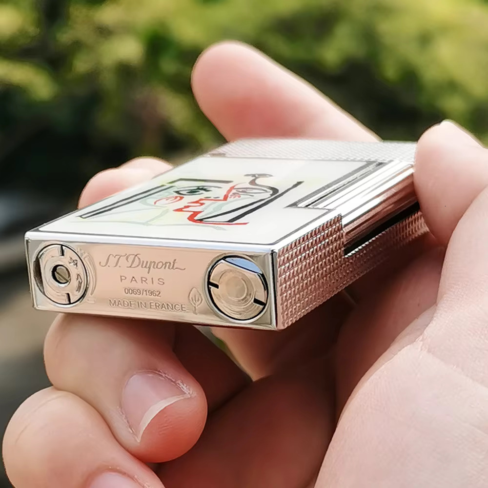 Gas Lighter Smoking Men Copper Refill Butane Soft Flame Tobacco Gadget 2025 New Gifts