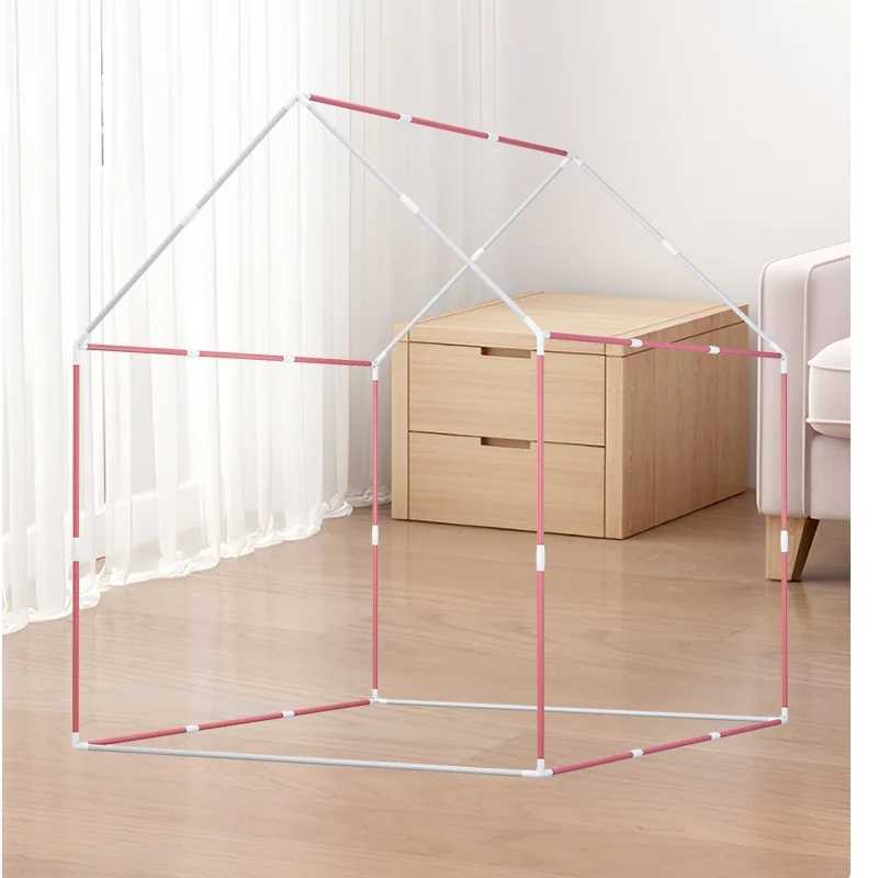 Childrens Tent Indoor Play House Outdoor Games Garden Type Princess Castle Folding Cubby Toys Tents Child Room House Teepee X250210