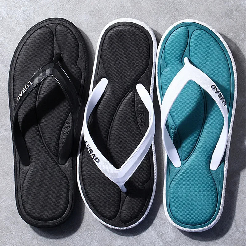 3D Memory Sponge PU Massage Mens Flip ps Summer Antiskid Outdoor Sandal Clip Casual Beach House Rubber Soft Women Slippers 250218