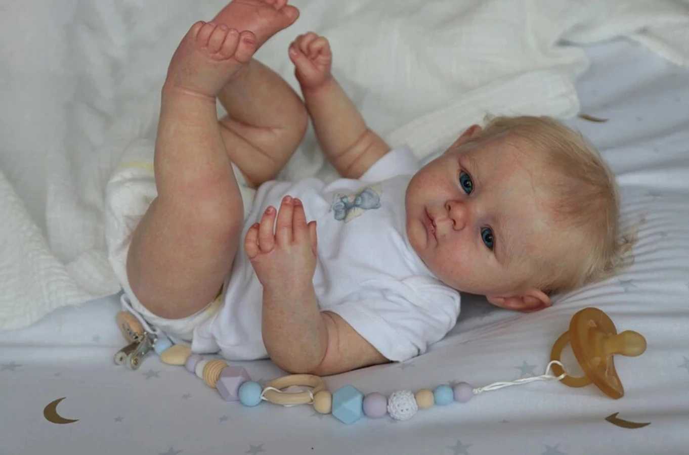22Inches Reborn Doll Kit Archie Popular Lifelike Soft Touch DIY Unpainted Unfinished Doll Parts Drop Shipping X250210