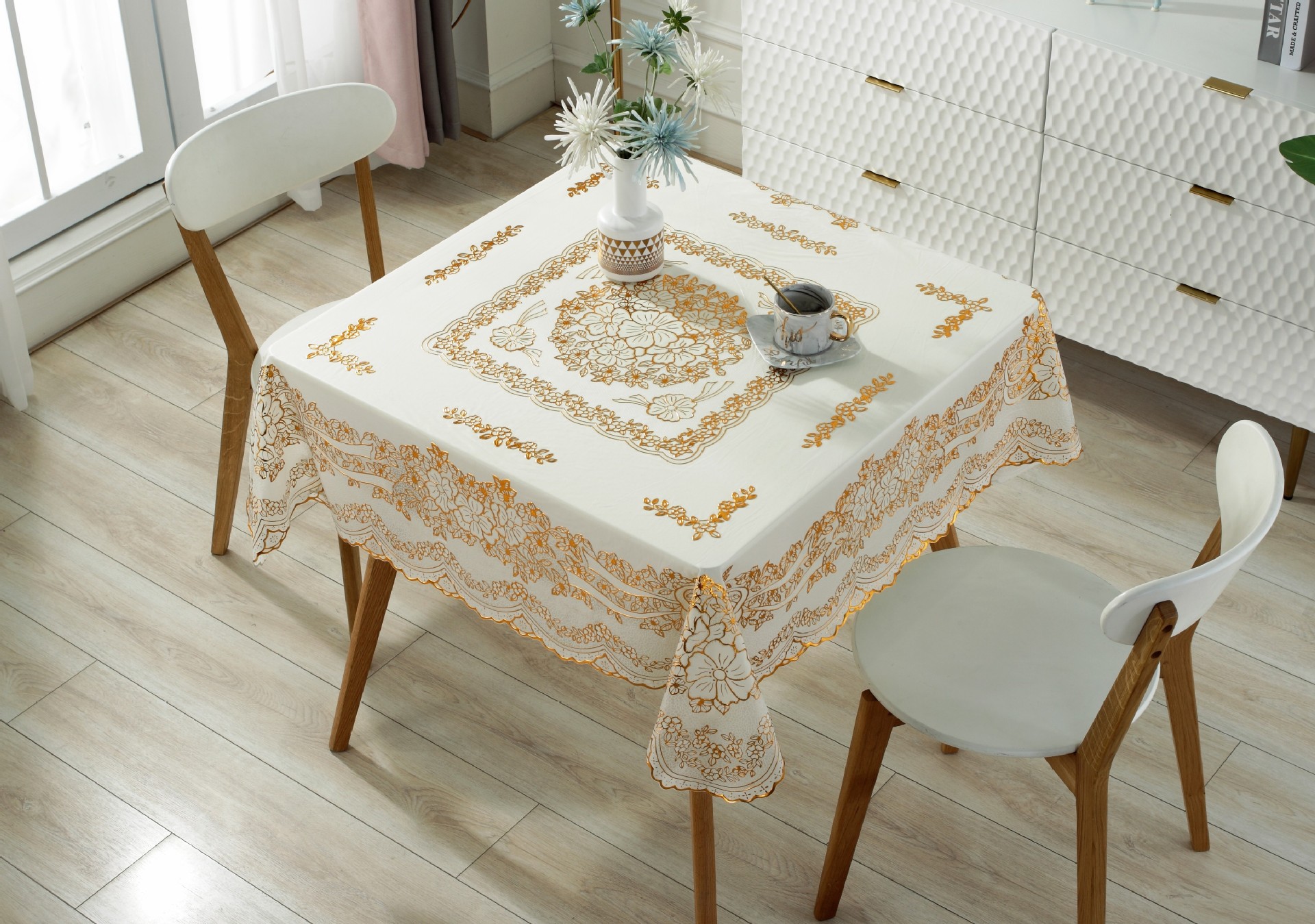 Design Dining Table Rock Board Modern Light Luxury Dining Table Large Villa Nordic Simple Mesa Cozinha Kitchen